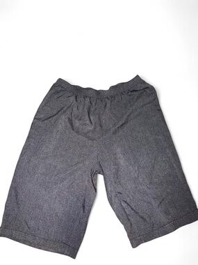 Women’s Gray Casual Elastic-Waist Shorts
